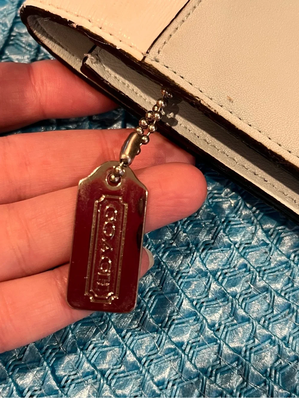 Coach Leather Clutch with Hangtag